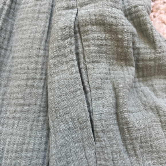 NWT LUSH // Tiered Cotton Midi Summer Dress in green, size S - Picture 6 of 9